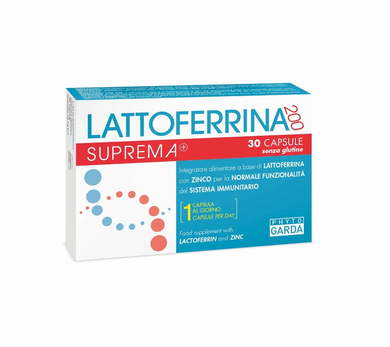 Lattoferrina 200 Suprema - Integratore Sistema Immunitario - 30 Capsule